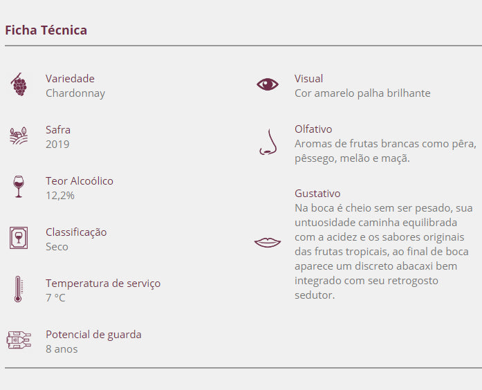Vinho Chardonnay Abreu & Garcia