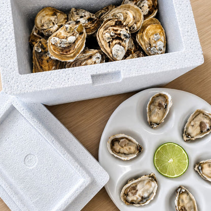Kit Dia dos Namorados 2 Dúzias de Ostras Le Petit + Vinho Chileno Sauvignon Blanc Camino de Chile